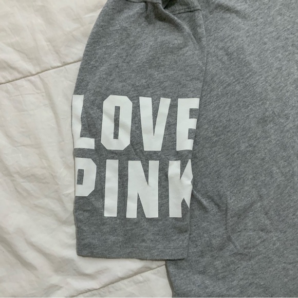 VS PINK Grey Sweater Shirt - Picture 2 of 6